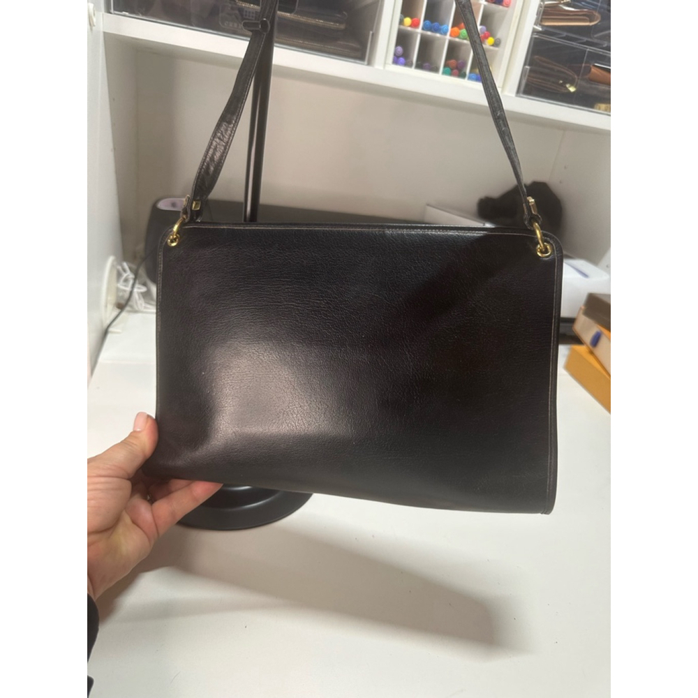 Women's Dior Black Leather Shoulder Bag - Picture 7 of 13
